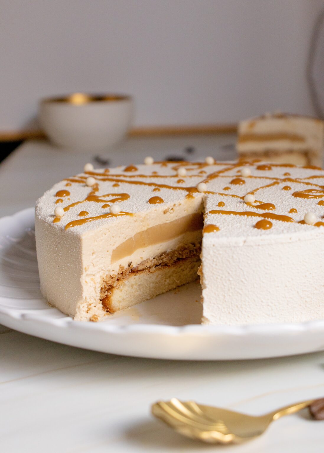 Entremets Caramel Macchiato Taketimetocook