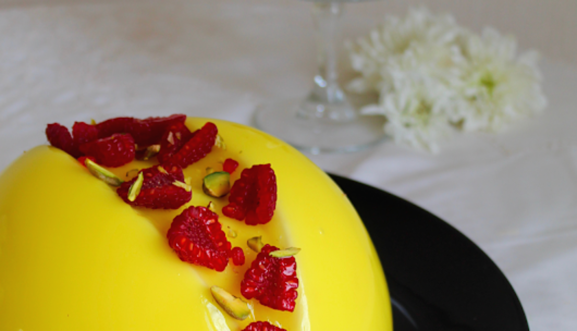 Entremet-citron-framboise-pistache-4