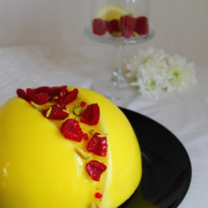 Entremet-citron-framboise-pistache-4