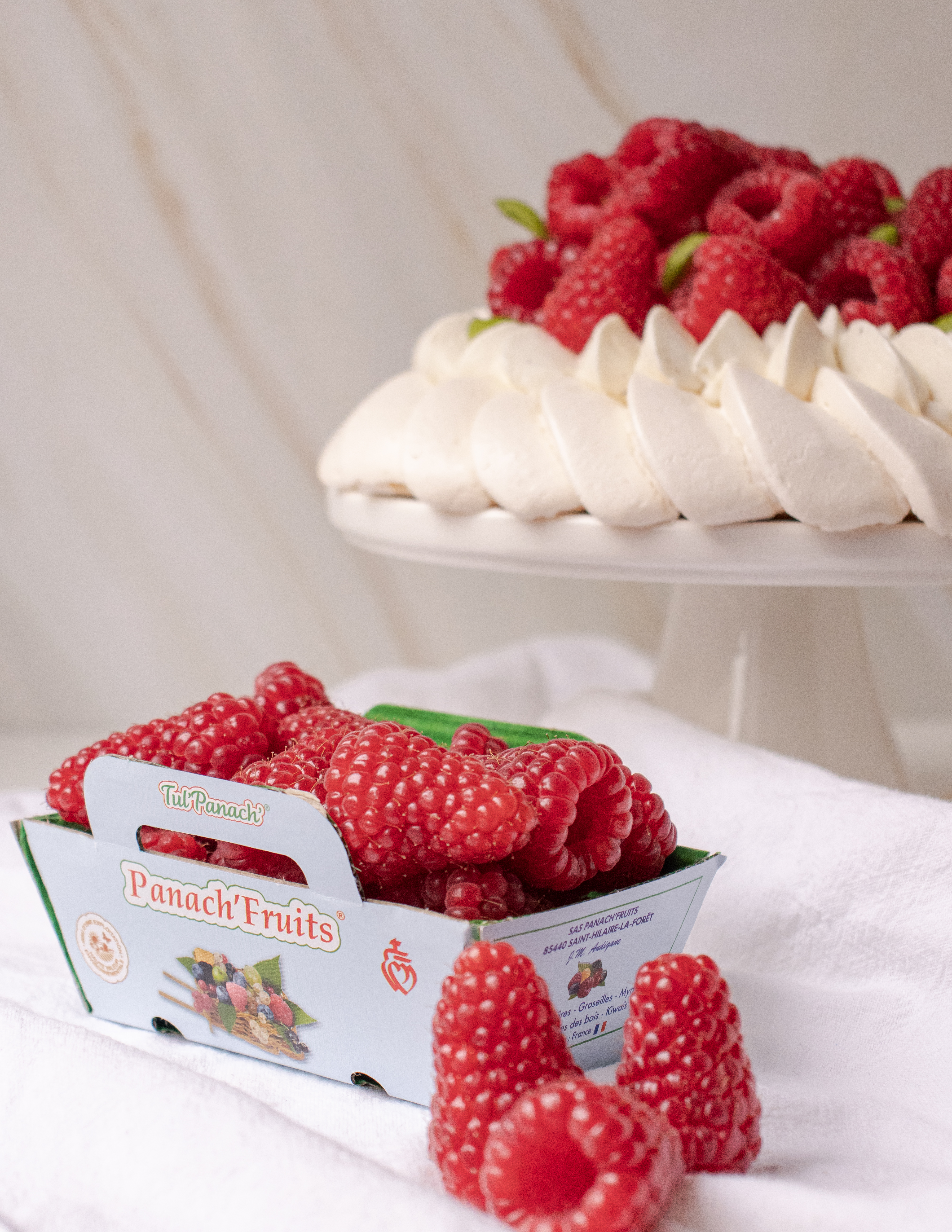 Pavlova aux Framboises