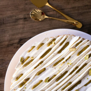 Tarte tiramisu pistache