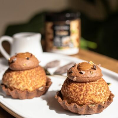 Tartelette choux praliné & Caraïbe.2